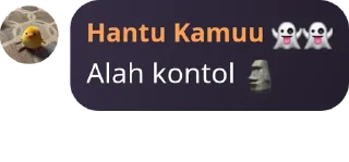 🗿 emoji Hantu Telegram sticker 11 of 16