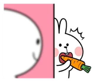 😋 emoji 『@stickers_gifs_store』 spoiled Rabbit 🐰 — @stckrRobot Telegram sticker 6 of 120