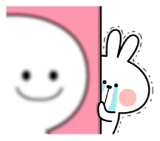 😢 emoji 『@stickers_gifs_store』 spoiled Rabbit 🐰 — @stckrRobot Telegram sticker 5 of 120