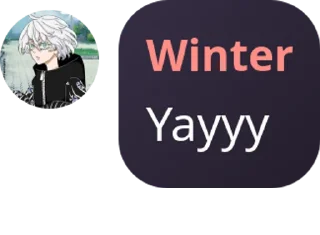 Sticker from Winter❄️   ~@EvilDuggu