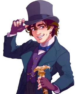 🎩 emoji 𝐋𝐢𝐟𝐞𝐥𝐢𝐧𝐞 @team_betu —🥃🍷 Telegram sticker 12 of 50