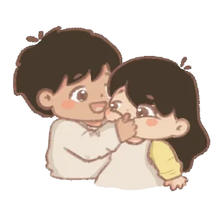 Sticker from Hugging