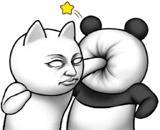 🤬 emoji Cute panda!!2 @moe_sticker_bot Telegram sticker 19 of 40