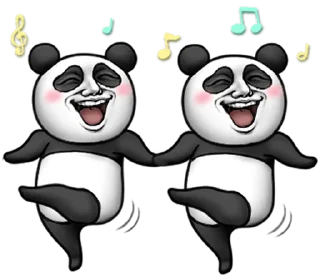 🤭 emoji Cute panda!!2 @moe_sticker_bot Telegram sticker 22 of 40