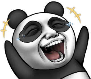 😂 emoji Cute panda!!2 @moe_sticker_bot Telegram sticker 5 of 40