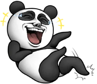 🤣 emoji Cute panda!!2 @moe_sticker_bot Telegram sticker 6 of 40