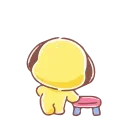 🖤 emoji BT21 by @wontae Telegram sticker 16 of 23