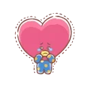 🖤 emoji BT21 by @wontae Telegram sticker 20 of 23