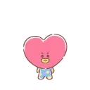 🖤 emoji BT21 by @wontae Telegram sticker 17 of 23