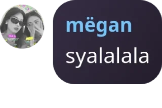 Sticker from megan cantik pack by @QuotLyBot