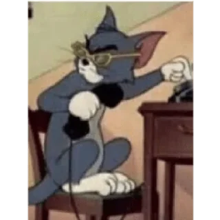 😀 emoji tom and jerry Telegram sticker 15 of 30