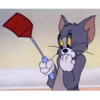 Sticker from tom and jerry