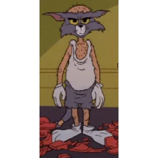 Sticker from tom and jerry