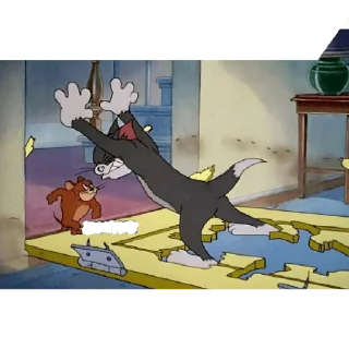 😀 emoji tom and jerry Telegram sticker 7 of 30