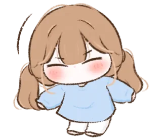 🙇‍♀️ emoji baby maple @gensoed Telegram sticker 22 of 40