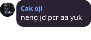 Sticker from ojii said