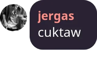 Sticker from jergas said :