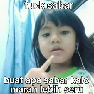 🖕 emoji galau banh? Telegram sticker 14 of 37