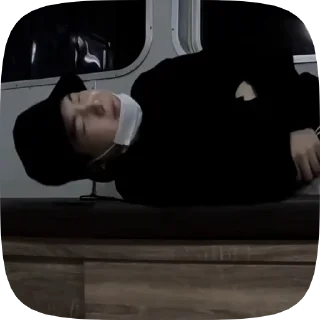 Sticker from BTS's video pack (@Toga_Robot)