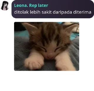 🖐 emoji Leona De Vennsa. Telegram sticker 18 of 52