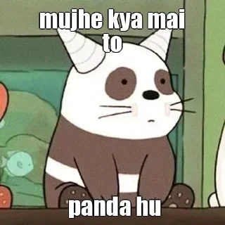 Sticker from Khushal's mujhe kya pack