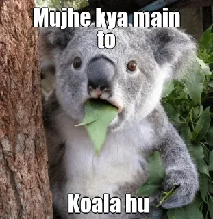 Sticker from Khushal's mujhe kya pack