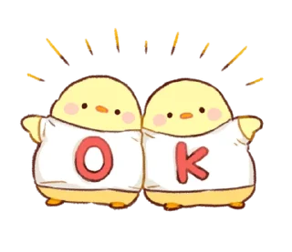 Sticker from Soft and cute chick(id) @deazzle