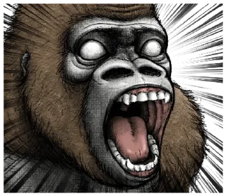 ⭐ emoji Gorilla X panda Telegram sticker 4 of 40
