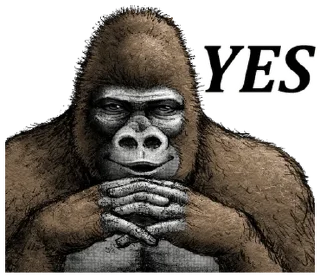 ⭐ emoji Gorilla X panda Telegram sticker 8 of 40