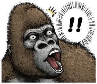 ⭐ emoji Gorilla X panda Telegram sticker 9 of 40