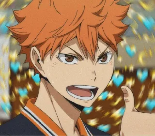 ❤️ emoji Hinata shoyo by @nexunussq Telegram sticker 20 of 21