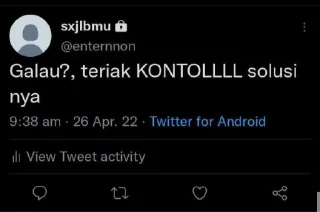 Sticker from punya awa yg nyolong pantat nya kelap kelip