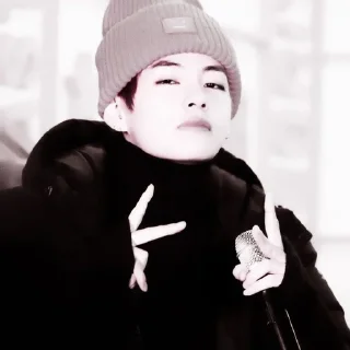 Sticker from Kim Taehyung @aesthaticgirll