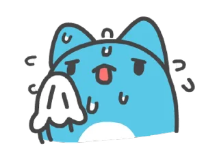 😥 emoji 貓貓蟲咖波-名人堂紀念貼圖 @moe_sticker_bot Telegram sticker 17 of 24