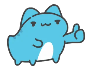 👍 emoji 貓貓蟲咖波-名人堂紀念貼圖 @moe_sticker_bot Telegram sticker 3 of 24