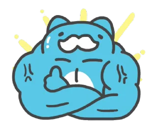 Sticker from 貓貓蟲-咖波 十週年紀念特典 @moe_sticker_bot