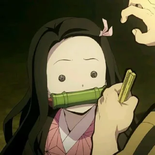 Sticker from Kamado Nezuko @SEXXIESTANGEL