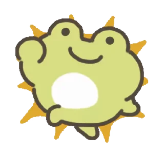 😜 emoji Moving frog Sticker @RekcitsEnilbot Telegram sticker 9 of 24