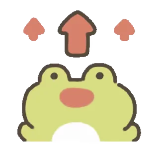 😋 emoji Moving frog Sticker @RekcitsEnilbot Telegram sticker 7 of 24