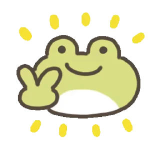 😞 emoji Moving frog Sticker @RekcitsEnilbot Telegram sticker 11 of 24