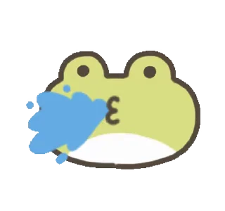 🖤 emoji Moving frog Sticker @RekcitsEnilbot Telegram sticker 24 of 24