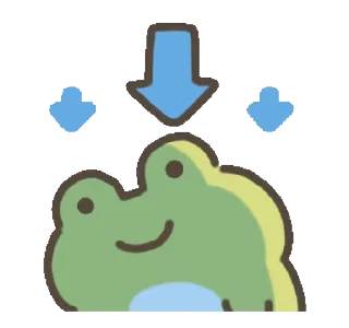 😆 emoji Moving frog Sticker @RekcitsEnilbot Telegram sticker 8 of 24