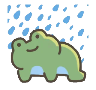 😍 emoji Moving frog Sticker @RekcitsEnilbot Telegram sticker 21 of 24