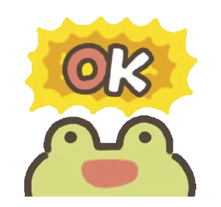 👌 emoji Moving frog Sticker @RekcitsEnilbot Telegram sticker 4 of 24