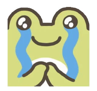 😁 emoji Moving frog Sticker @RekcitsEnilbot Telegram sticker 5 of 24