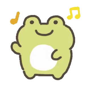 😅 emoji Moving frog Sticker @RekcitsEnilbot Telegram sticker 15 of 24
