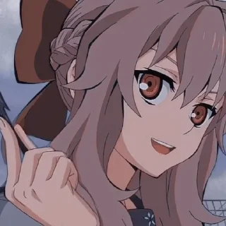 Sticker from hiiragi shinoa
