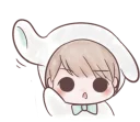 ✋ emoji Marshmallow Bunny @tikelku Telegram sticker 9 of 37
