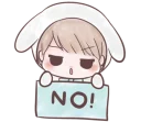 ❌ emoji Marshmallow Bunny @tikelku Telegram sticker 14 of 37