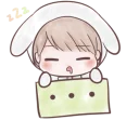😶 emoji Marshmallow Bunny @tikelku Telegram sticker 16 of 37